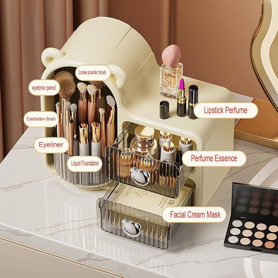 Stylish Rotating Cosmetic Storage Box