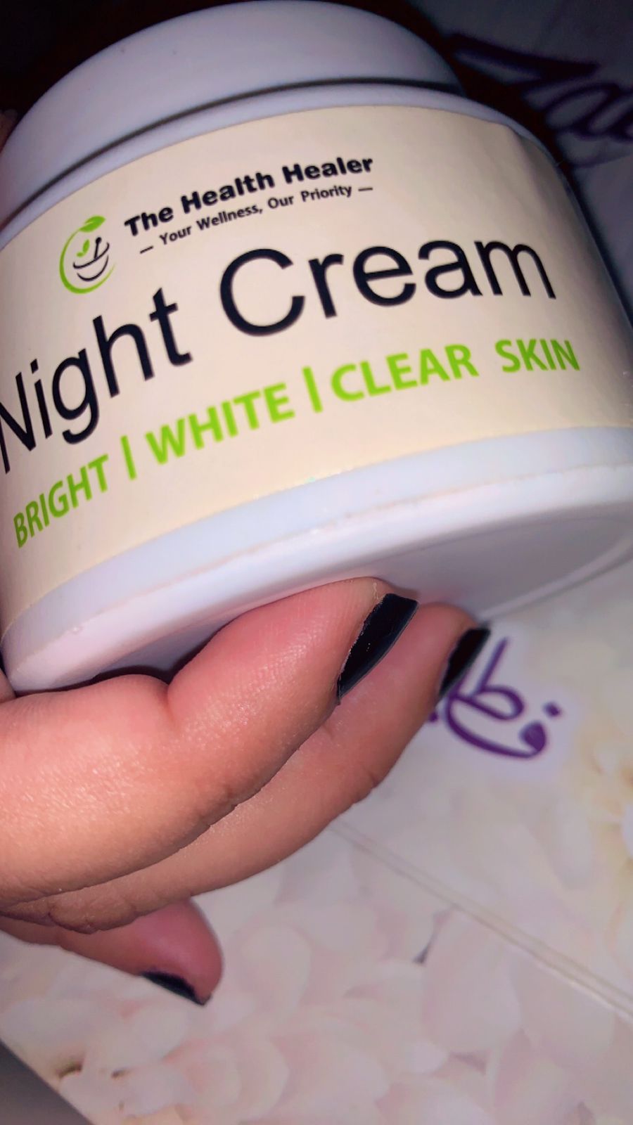 The Health Healer Night Cream.